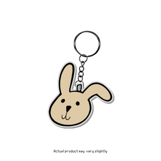 John's Bunny Acrylic Keychain
