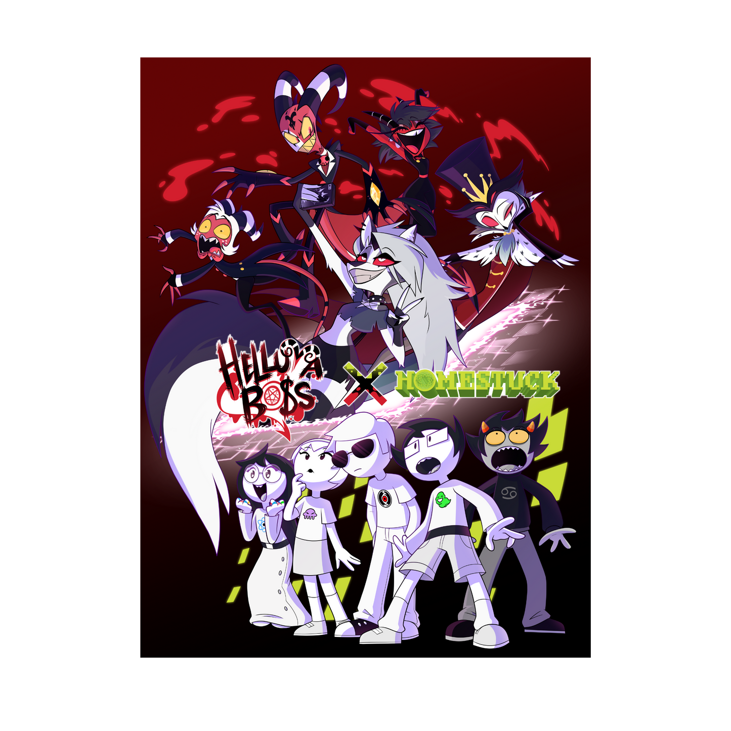 Helluva Boss x Homestuck Poster