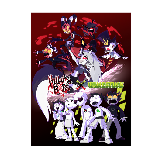 Helluva Boss x Homestuck Poster