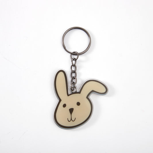 John's Bunny Acrylic Keychain